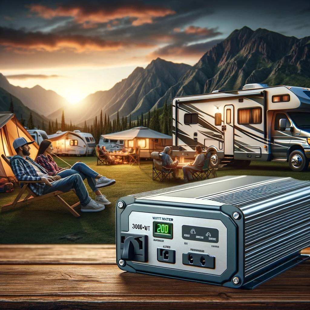 What can a 3000 watt inverter run in an RV?
