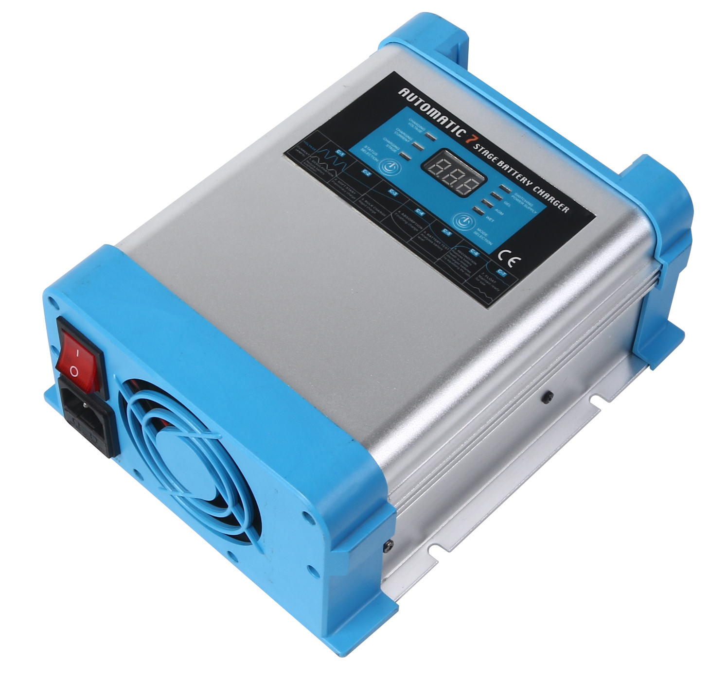 EBC2420-24V 20A 7 Stage Charging Mode Battery Charger With Dual Battery Output