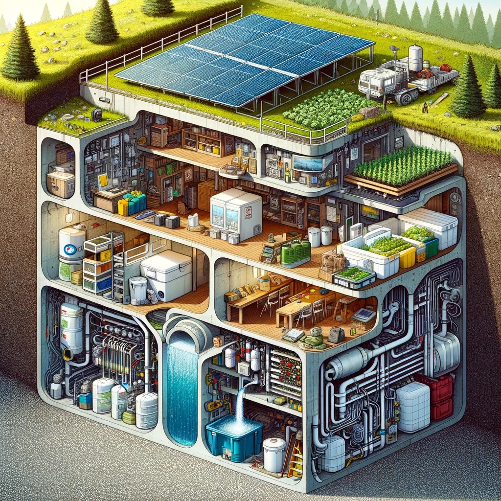 Transforming a Basement into a Self-Sufficient Safe House