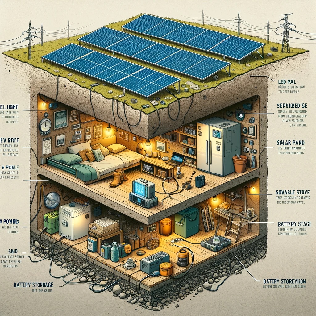 Use an inverter to build a doomsday shelter