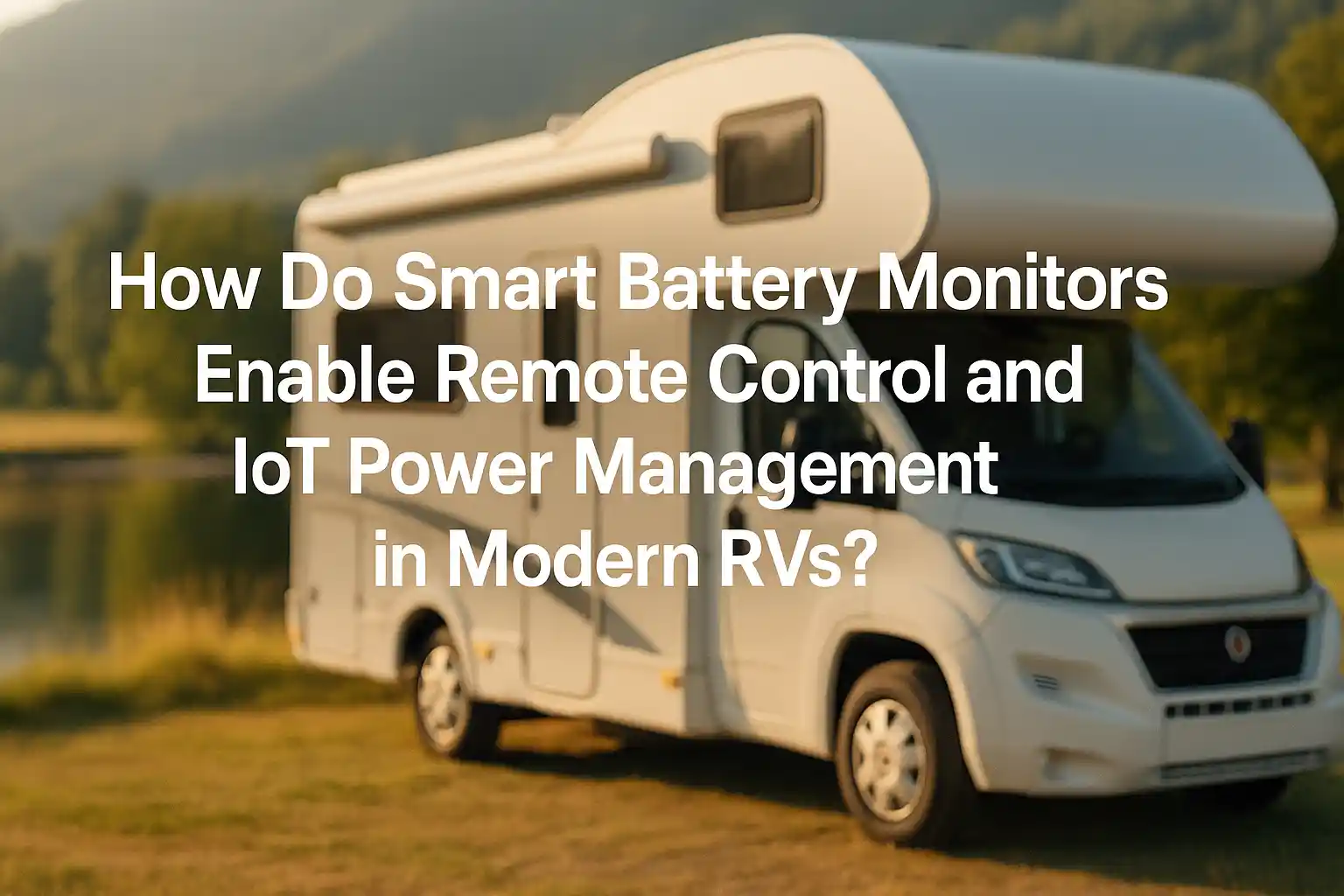 How Do Smart Battery Monitors Enable Remote Control and IoT Power Management in Modern RVs?