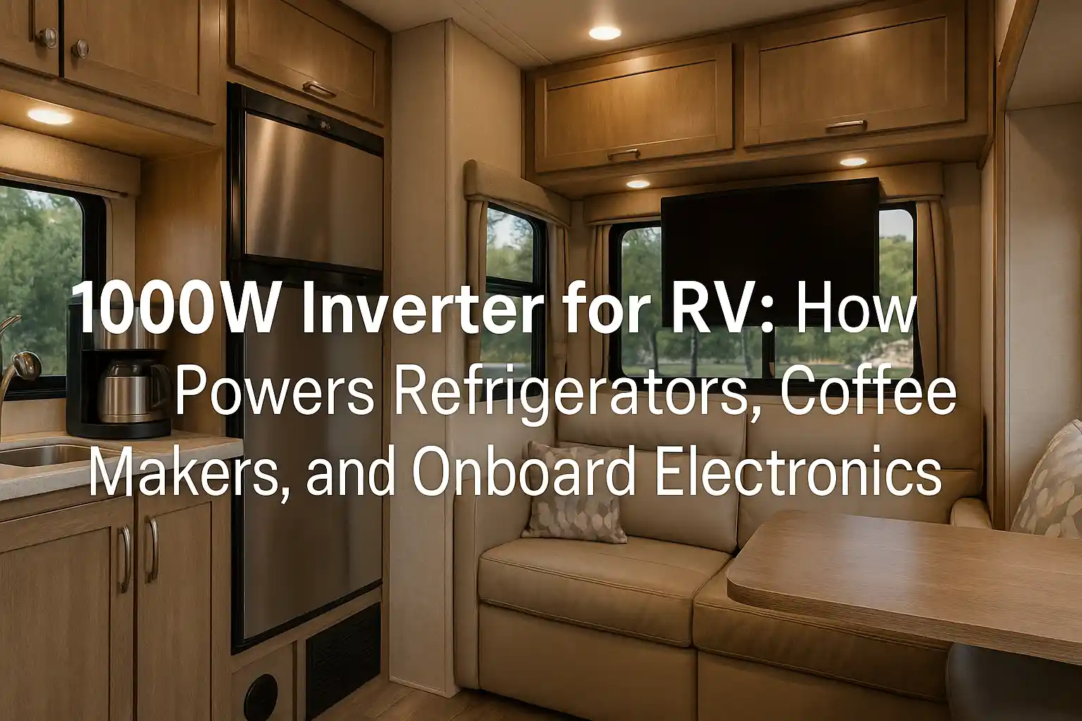 How Can RV Owners Use a 1000W Inverter to Run Refrigerators, Coffee Makers, and Onboard Electronics Safely?