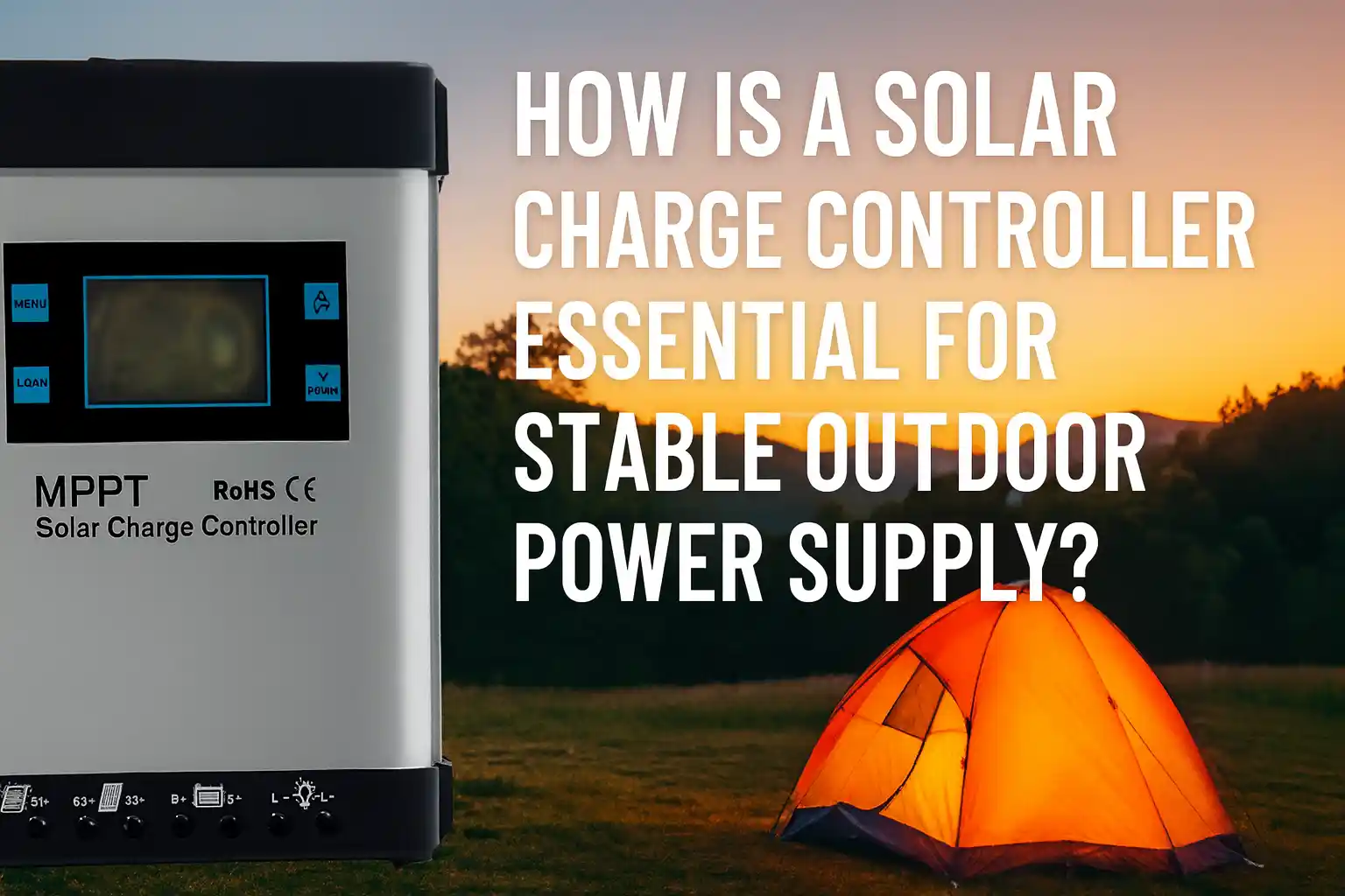 How Does a Solar Charge Controller Ensure Stable, Efficient, and Reliable Outdoor Power Systems? 5 Questions Answered