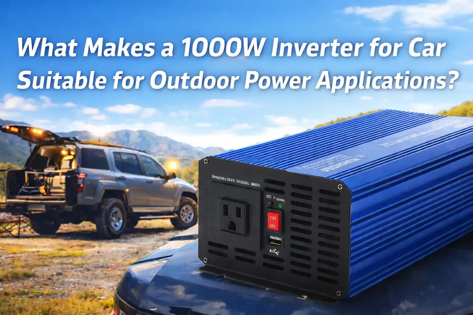 What Makes a 1000W Inverter for Car Suitable for Outdoor Power Applications?
