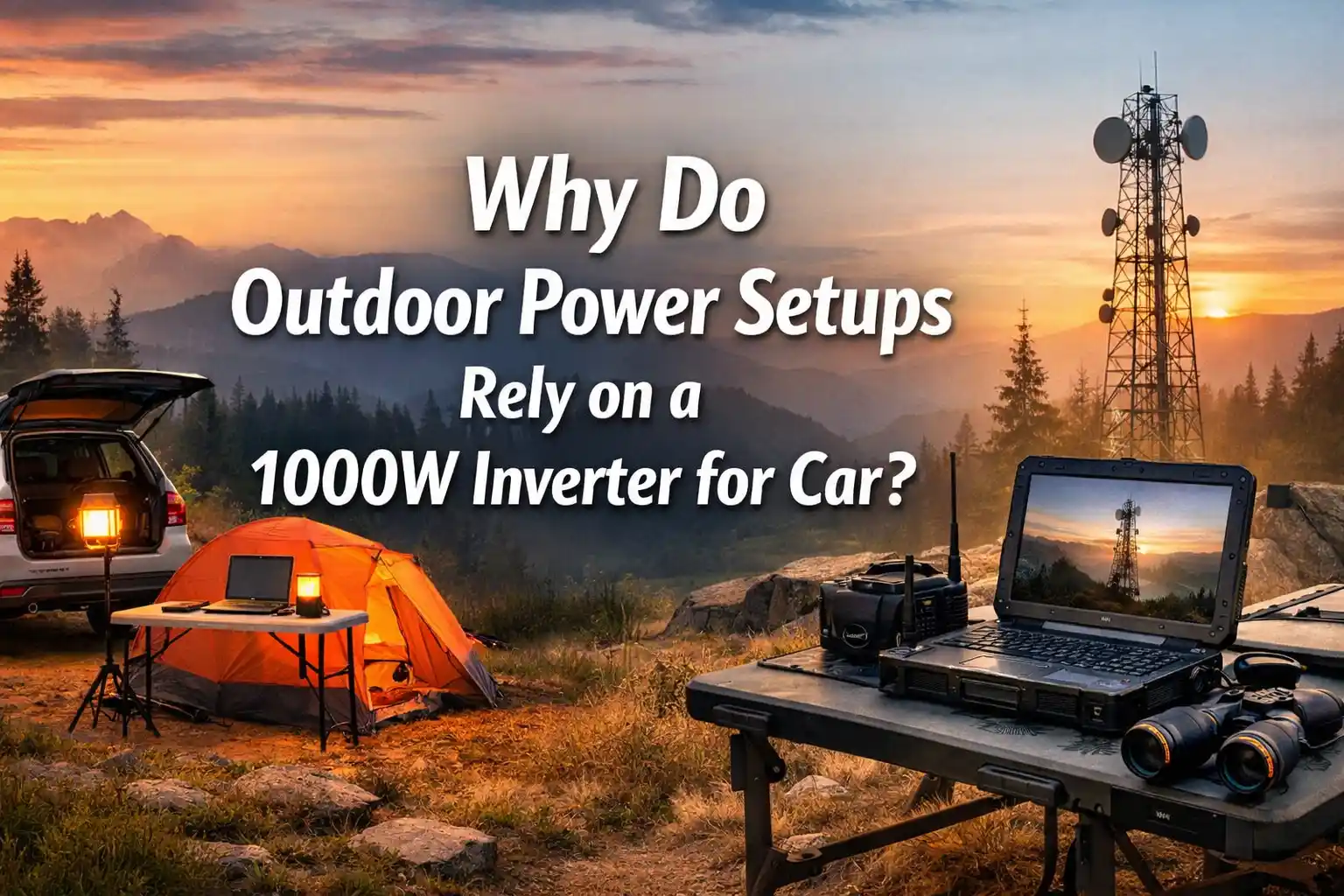 Why Do Outdoor Power Setups Rely on a 1000W Inverter for Car?