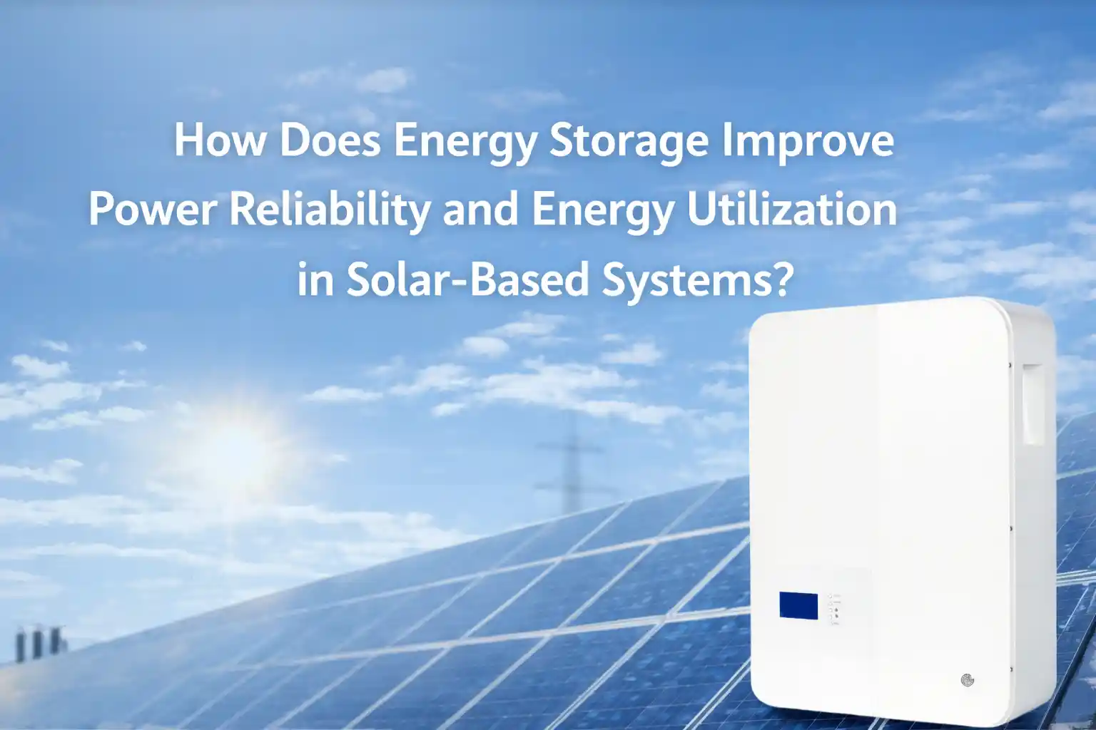 How Does Energy Storage Improve Power Reliability and Energy Utilization in Solar-Based Systems?