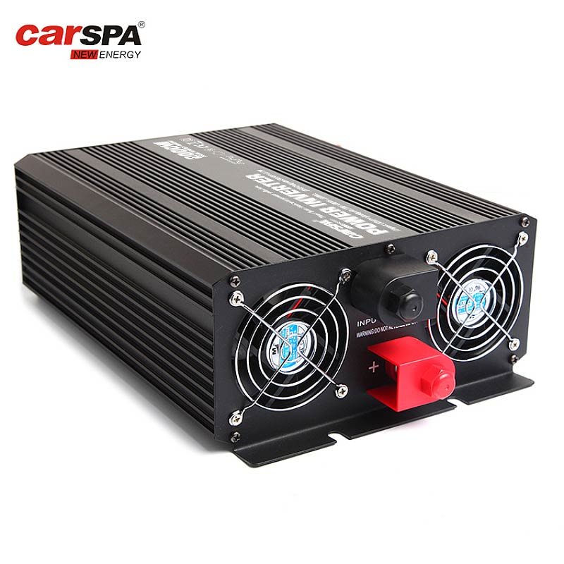 CAR2K-2000W dc 12V or dc 24V or 48V to ac 110v or 230V Carspa Modified Sine Wave Power Inverter With USB