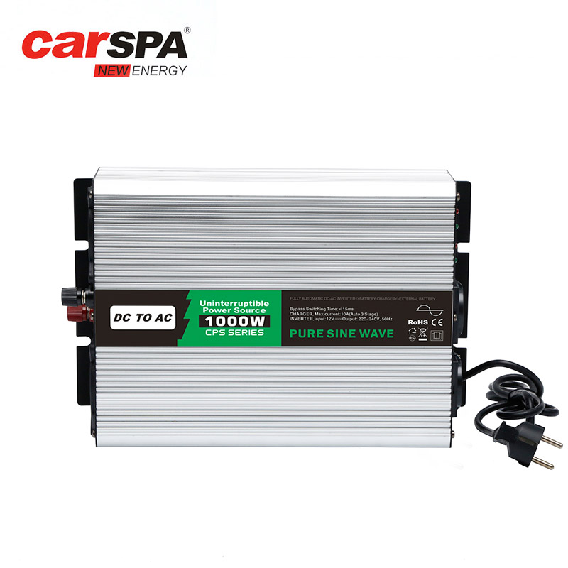 cps1000 1000w pure sine wave power inverter with battery charger ups 3