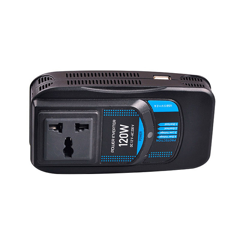 PI120-120 Watt Laptop Modified Sine Wave Car Power Inverter With USB Port