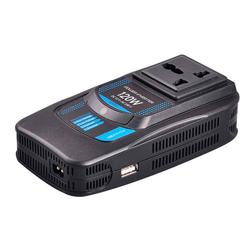 PI120-120 Watt Laptop Modified Sine Wave Car Power Inverter With USB Port