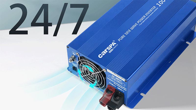 Can the inverter be used 24 hours and 7 days