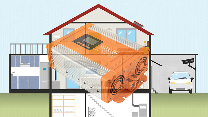 Which is the best place to keep inverter at home