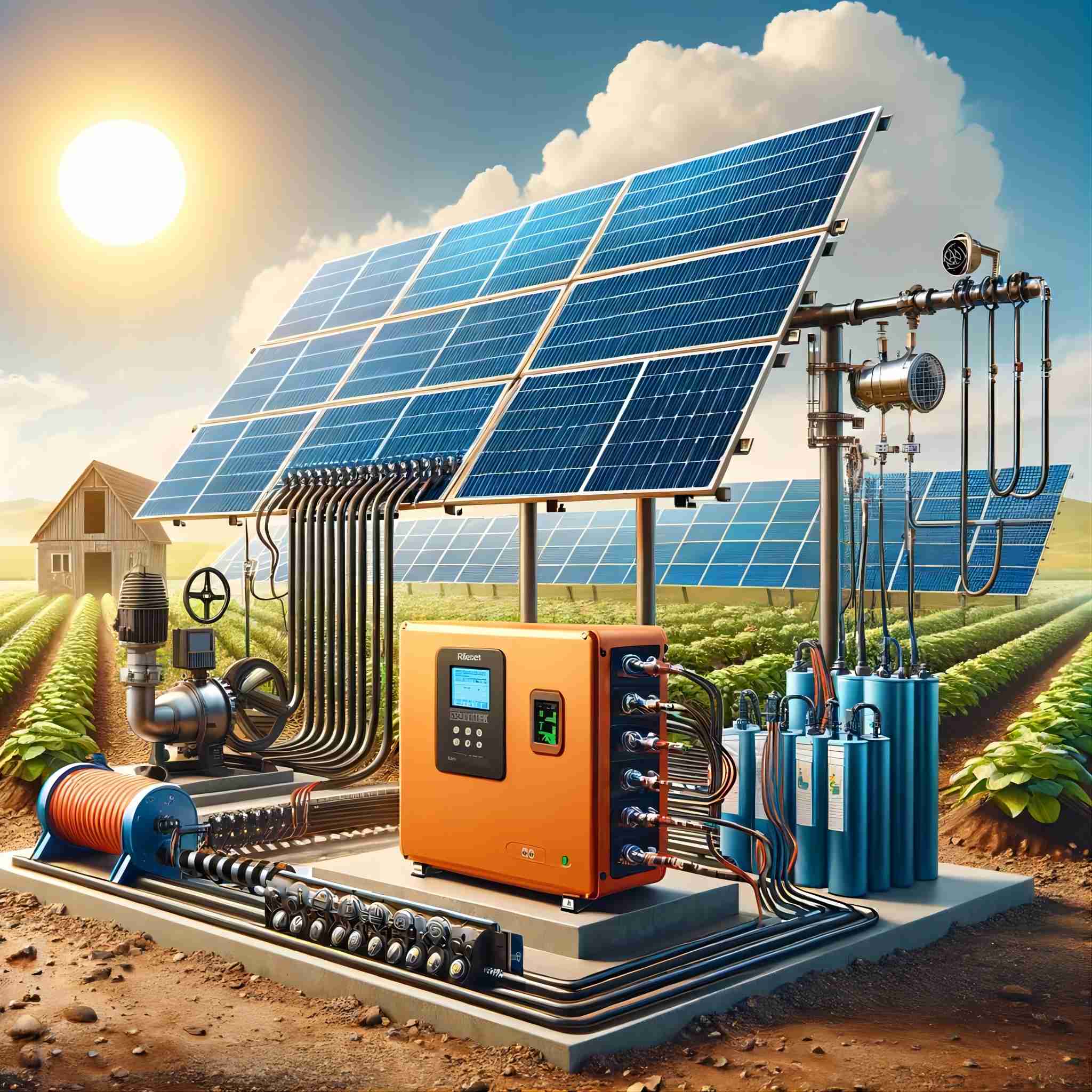 DIY Off-Grid Farm Irrigation System Using an Inverter