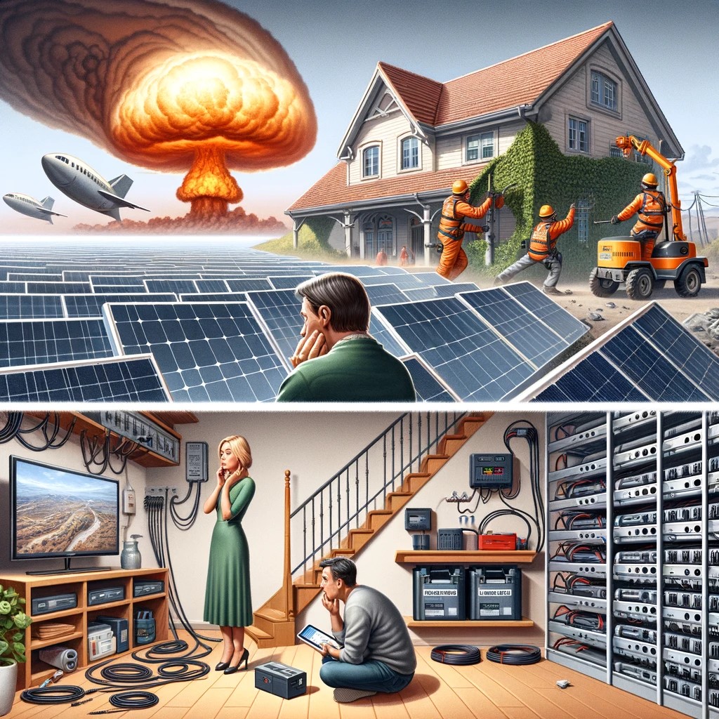 DIY solar survival system 1 DIY solar survival system